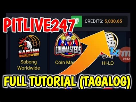 pitlive247|PAANO MAGLARO SA PITLIVE247 FULL TUTORIAL .